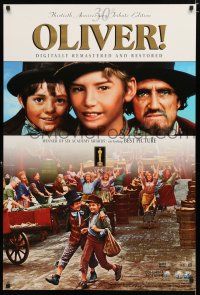 9e882 OLIVER video poster R98 Charles Dickens, Mark Lester, Shani Wallis, Carol Reed!