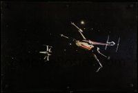 9e220 STAR WARS color 20x30 still '77 classic sci-fi epic, cool image of X-wing fighters!