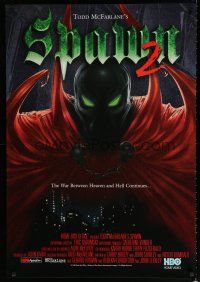 9e931 SPAWN 2 video poster '97 voice of Keith David, Todd McFarlane superhero!