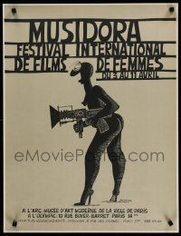 9e174 MUSIDORA FESTIVAL INTERNATIONAL DE FILMS DE FEMMES French film festival poster '70s