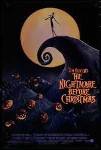 9e543 NIGHTMARE BEFORE CHRISTMAS special 18x27 '93 Tim Burton, Disney, great horror cartoon image