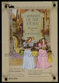 9e175 ORPHANS OF THE STORM 13 x 19 Italian film festival '07 cool art from D.W. Griffith classic!