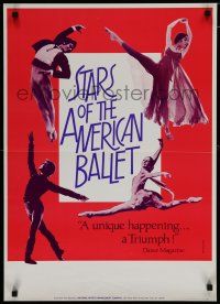 9e580 STARS OF THE AMERICAN BALLET special 20x28 '70s cool images of dancers!