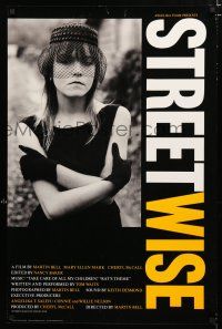 9e437 STREETWISE special 24x36 '84 photo by Mary Ellen Mark, teens on the streets of Seattle!