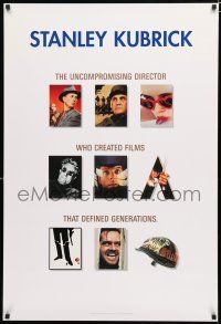 9e934 STANLEY KUBRICK COLLECTION video poster '99 Paths of Glory, Dr. Strangelove, 2001!