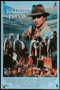 9e953 TEN LITTLE INDIANS video poster '89 Brenda Vaccaro, Stallone, Agatha Christie thriller!