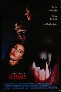 9m689 SLEEPWALKERS int'l 1sh '92 Stephen King, Brian Krause, Madchen Amick, Alice Krige!