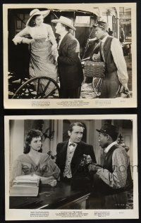 9p959 KANSAN 2 8x10 stills '43 sexy Jane Wyatt, tough Richard Dix, Willie Best, Victor Jory!