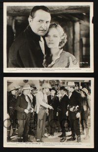 9p808 LAST ROUND-UP 4 8x10 stills '34 Randolph Scott, Barbara Adams, Monte Blue, Zane Grey!