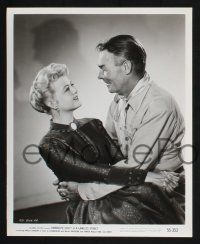 9p810 LAWLESS STREET 4 8x10 stills '55 western cowboy Randolph Scott with Angela Lansbury!