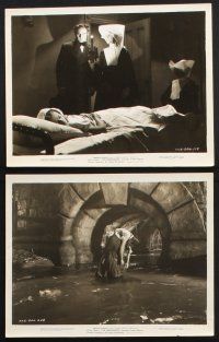 9p420 LES MISERABLES 13 8x10 stills '35 Fredric March, Charles Laughton, novel by Victor Hugo!