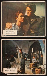 9r424 GUNS OF NAVARONE set of 5 English French LCs '61 Gregory Peck, David Niven & Anthony Quinn!