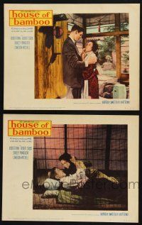 9s900 HOUSE OF BAMBOO 2 LCs R61 Sam Fuller, great images of Robert Ryan with sexy Shirley Yamaguchi