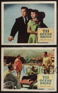 9s500 711 OCEAN DRIVE 6 LCs '50 Edmond O'Brien, Joanne Dru, filmed under armed police protection!