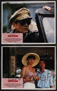 9s244 INCHON 8 LCs '82 Laurence Olivier as General MacArthur, Jacqueline Bisset!