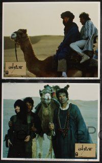 9s249 ISHTAR 8 LCs '87 wacky Warren Beatty & Dustin Hoffman in desert w/pretty Isabelle Adjani!