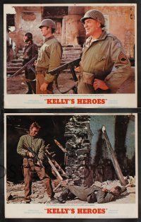 9s531 KELLY'S HEROES 6 LCs '70 Clint Eastwood, Savalas, Don Rickles, Donald Sutherland, WWII!