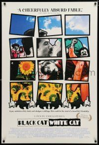 9x108 BLACK CAT, WHITE CAT DS 1sh '98 Emir Kusturica's Crna macka, beli macor, cool image!