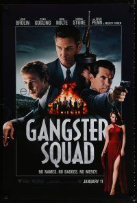 9x298 GANGSTER SQUAD teaser DS 1sh '13 Josh Brolin, Ryan Gosling, Sean Penn, sexy Emma Stone!