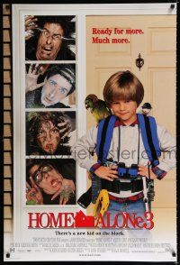 9x365 HOME ALONE 3 style E int'l DS 1sh '97 it's bad news for bad guys again!