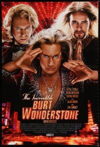 9x388 INCREDIBLE BURT WONDERSTONE advance DS 1sh '13 wacky Steve Carell, Steve Buscemi, Jim Carrey!