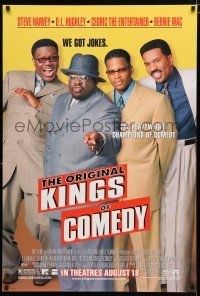 9x570 ORIGINAL KINGS OF COMEDY advance DS 1sh '00 Steve Harvey, D.L. Hughley, Cedric & Bernie Mac!