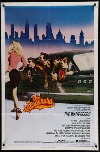 9z969 WANDERERS 1sh '79 Ken Wahl in Kaufman's 1960s New York City teen gang cult classic!