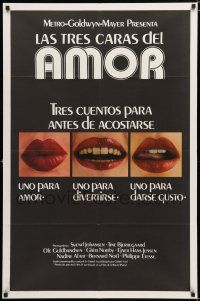 9z972 WAYS OF WOMEN Spanish/U.S. 1sh '71 directed by Gabriel Axel, Svend Johansen, Ghita Norby!