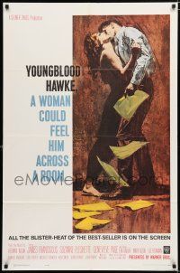 9z995 YOUNGBLOOD HAWKE 1sh '64 James Franciscus & sexy Suzanne Pleshette, directed by Delmer Daves