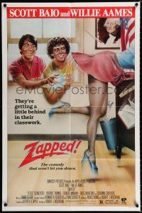 9z998 ZAPPED 1sh '82 Scott Baio, Willie Aames, Felice Schachter, wacky teen sci-fi!