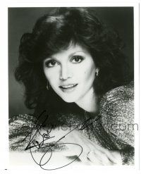 1a930 VICTORIA PRINCIPAL signed 8x10 REPRO still '80s sexy head & shoulders c/u of the Dallas star!