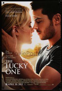 1d500 LUCKY ONE advance DS 1sh '12 Zac Efron, Taylor Schilling, Jay R. Ferguson!