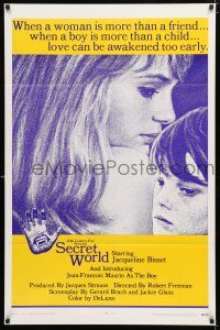 1d686 SECRET WORLD int'l 1sh '69 super sexy Jacqueline Bisset, L'Echelle blanche!