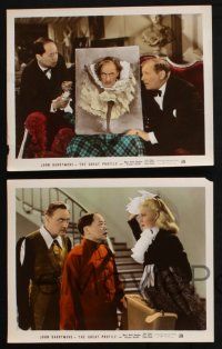 1e236 GREAT PROFILE 4 color 8x10 stills '40 Mary Beth Hughes, Gregory Ratoff, John Barrymore!