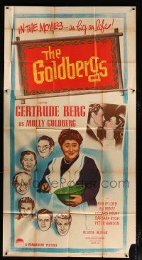 1f727 GOLDBERGS 3sh '50 from Gertrude Berg's hit show about Jewish family in 1940s Brooklyn!