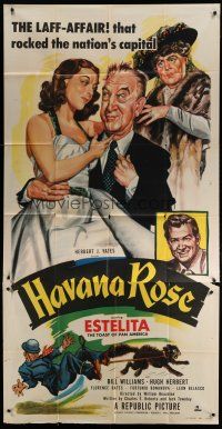 1f738 HAVANA ROSE 3sh '51 art of sexy Cuban Estelita Rodriguez, Bill Williams, Florence Bates!