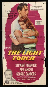 1f780 LIGHT TOUCH 3sh '51 Stewart Granger, Pier Angeli, George Sanders, Richard Brooks