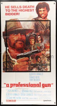 1f801 MERCENARY 3sh '69 art of gunslingers Jack Palance & Franco Nero, A Professional Gun!