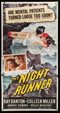 1f823 NIGHT RUNNER 3sh '57 are mental patients turned loose too soon, cool artwork!