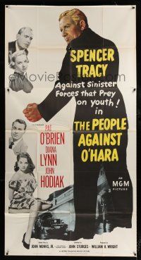 1f836 PEOPLE AGAINST O'HARA 3sh '51 Spencer Tracy against sinister forces that prey on youth!