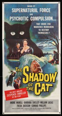 1f891 SHADOW OF THE CAT 3sh '61 sexy Barbara Shelley, supernatural force or psychotic compulsion!