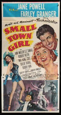 1f897 SMALL TOWN GIRL 3sh '53 Jane Powell, Farley Granger, super sexy Ann Miller's legs!