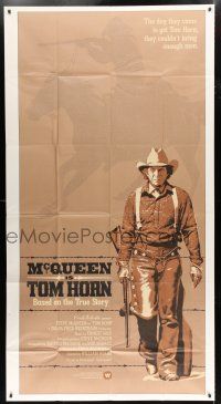 1f948 TOM HORN 3sh '80 full-length Steve McQueen with cool horse background silhouette!