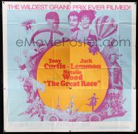 1f172 GREAT RACE international 6sh R70 Tony Curtis, Jack Lemmon, Natalie Wood, different montage!