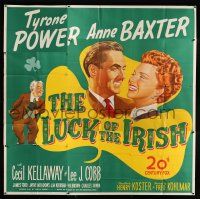 1f199 LUCK OF THE IRISH 6sh '48 Tyrone Power, Anne Baxter, art of leprechaun Cecil Kellaway!