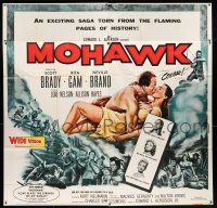 1f209 MOHAWK 6sh '56 Scott Brady & sexy Native American Rita Gam's love spoke louder than war drums