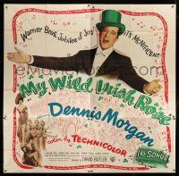 1f211 MY WILD IRISH ROSE 6sh '48 singing Dennis Morgan, Arlene Dahl!, it's magnificent!