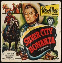 1f243 SILVER CITY BONANZA 6sh '51 cool art of Arizona Cowboy Rex Allen & Koko His Wonder Horse!