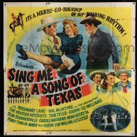 1f244 SING ME A SONG OF TEXAS 6sh '45 musical w/ Rosemary Lane, Tom Tyler & Guinn Big Boy Williams!