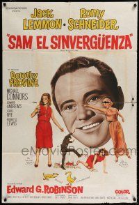 1f341 GOOD NEIGHBOR SAM Argentinean '64 Jack Lemmon between sexy Romy Schneider & Dorothy Provine!